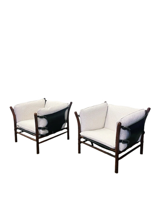 Ilona Lounge Chairs by Arne Norell, Sweden, 1970s