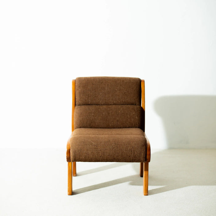 Vintage, bohemian pine chair from Switzerland - Artibus365