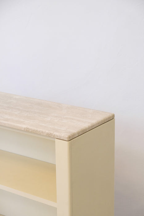Travertine-top Shelf from Lübke International, Germany - Artibus365