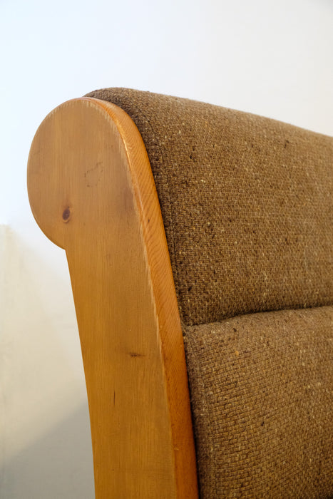 Vintage, bohemian pine chair from Switzerland - Artibus365