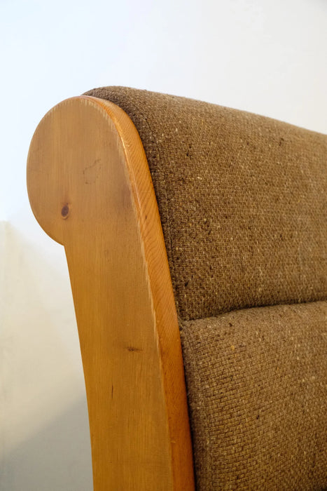 Vintage, bohemian pine chair from Switzerland - Artibus365