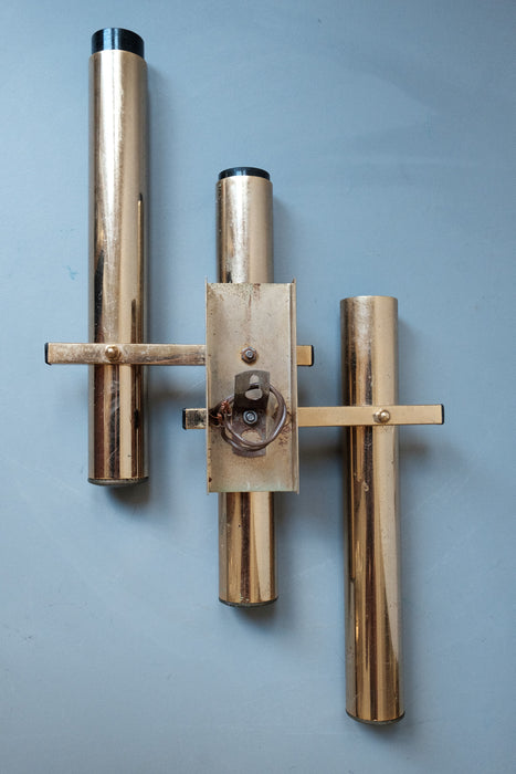 Vintage Brass Wall Lamp by Gaetano Sciolari 1960s - Artibus365
