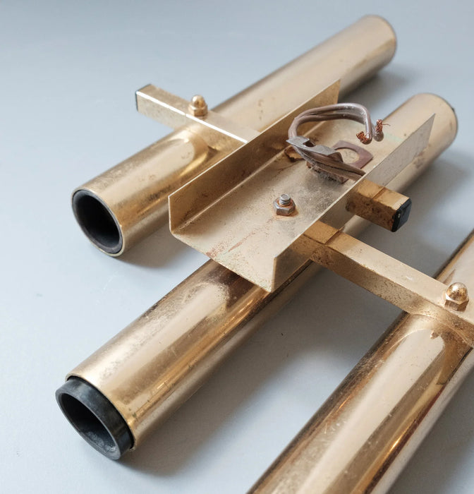 Vintage Brass Wall Lamp by Gaetano Sciolari 1960s - Artibus365