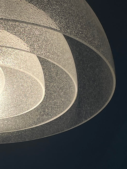 Glass Pendant Lamp by Carlo Nason for Mazzega