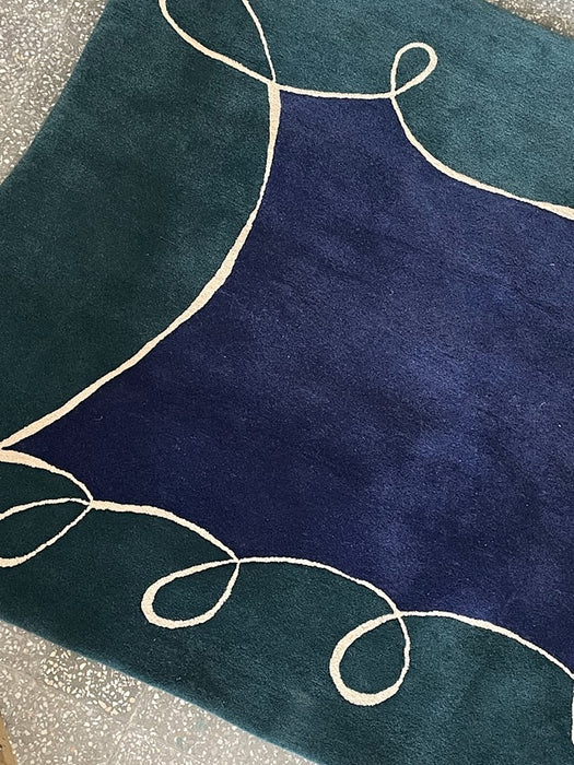 Large Hand Tufted Wool Rug by Tisca