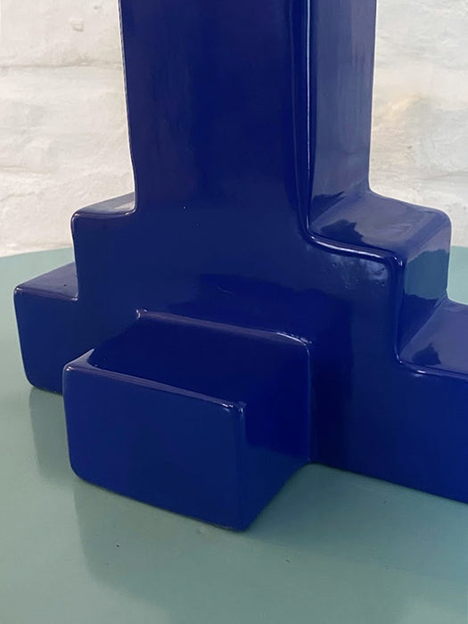 Memphis Style Ceramic Vase by Florio Keramia