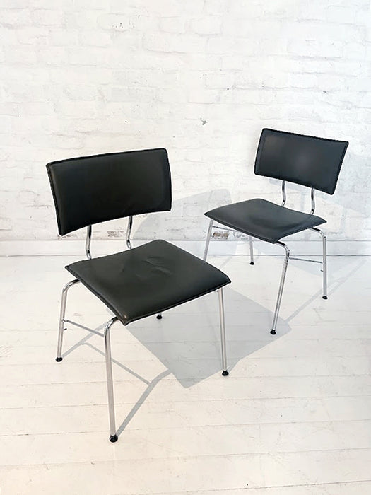 Sparta Leather Chairs by Christoph Hindermann for Dietiker