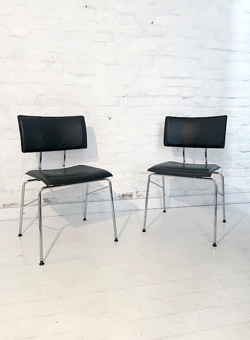 Sparta Leather Chairs by Christoph Hindermann for Dietiker