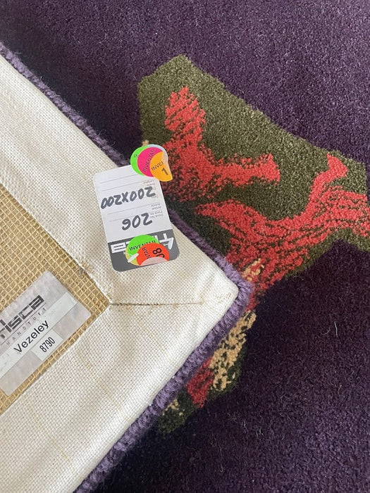 Vezeley Artistic Hand Tufted Rug by Tisca Switzerland 1990s
