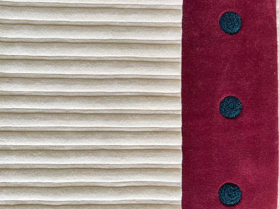 Tisca Meda Hand-Tufted Wool Rug 1980s France