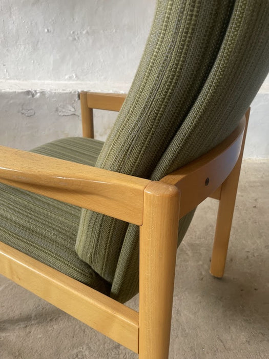 Scandinavian High-Back Lounge Chair