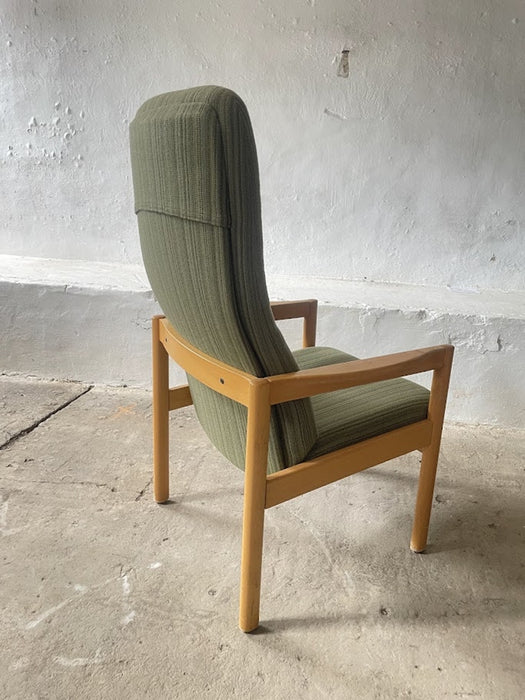 Scandinavian High-Back Lounge Chair