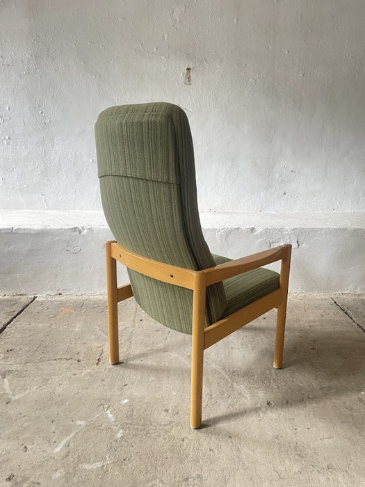 Scandinavian High-Back Lounge Chair