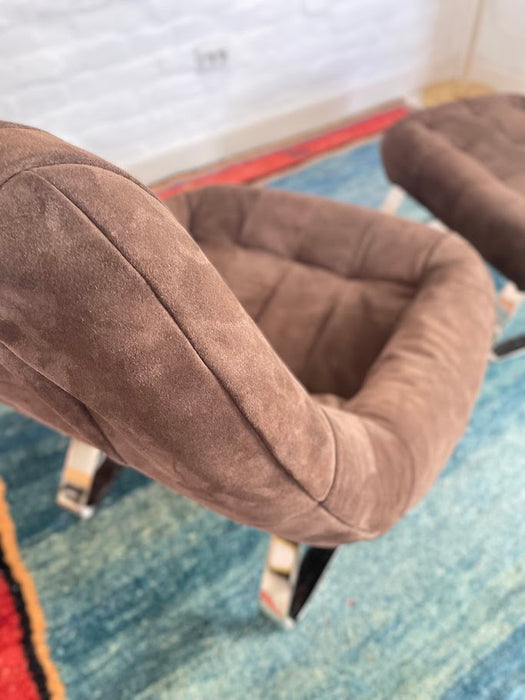 Earth Chair and Ottoman by Percival Lafer 1970s Brazil - Artibus365