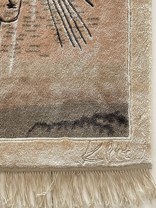 Hand-Made Tapestry The Tightrope Walker After Paul Klee - Artibus365