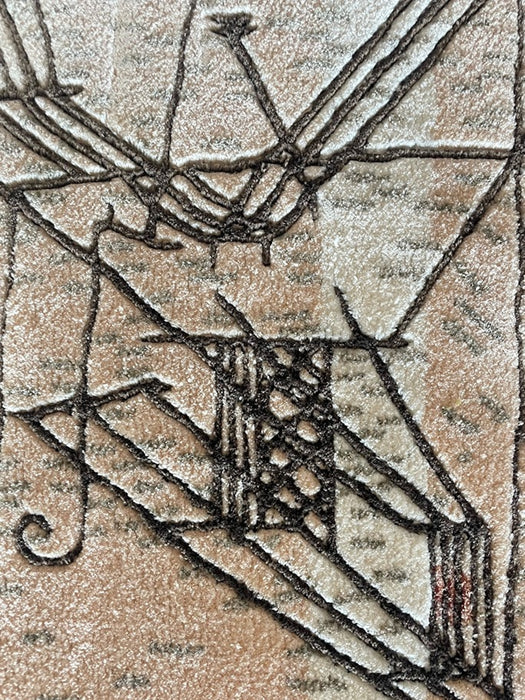 Hand-Made Tapestry The Tightrope Walker After Paul Klee - Artibus365