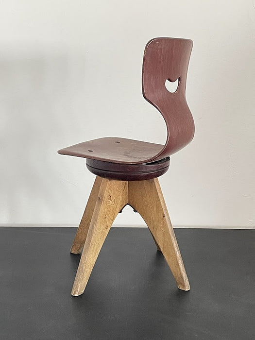 Model 15114 Children's chair by Adam Stegner for Flötotto, 1950s - Artibus365