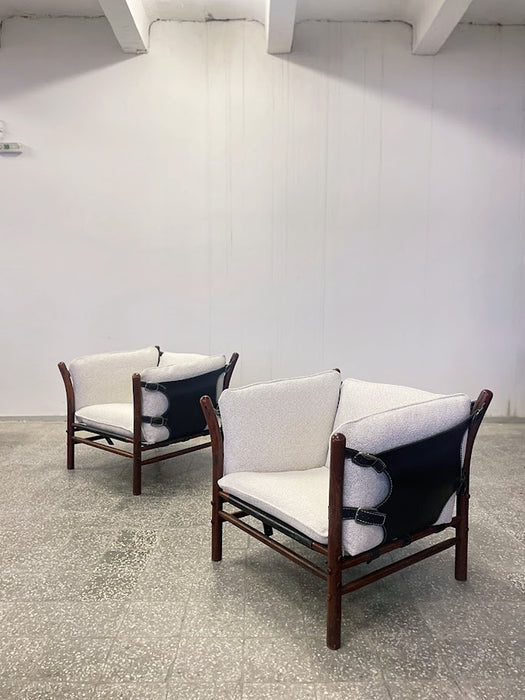 Ilona Lounge Chairs by Arne Norell, Sweden, 1970s