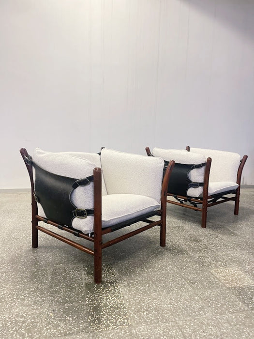 Ilona Lounge Chairs by Arne Norell, Sweden, 1970s