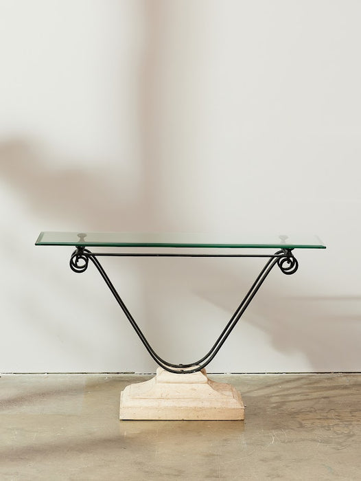 Vintage French Console Table from the 1980s - Artibus365