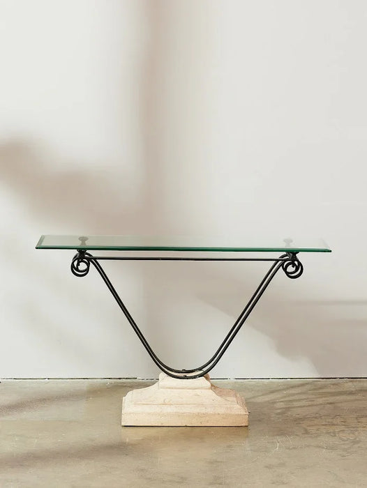 Vintage French Console Table from the 1980s - Artibus365