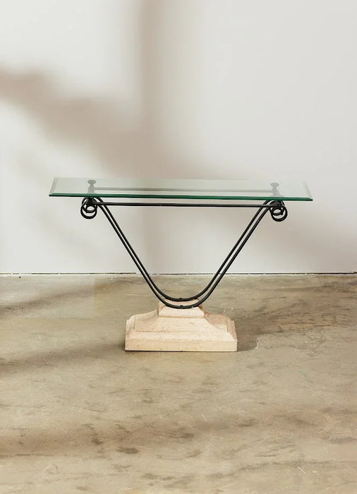 Vintage French Console Table from the 1980s - Artibus365