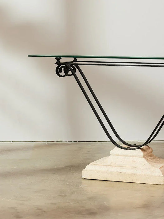 Vintage French Console Table from the 1980s - Artibus365