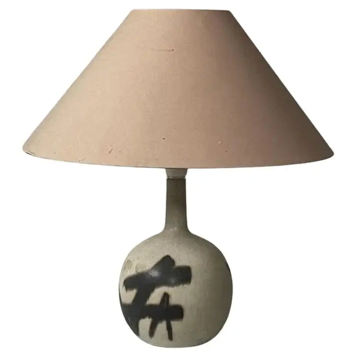 Ceramic Table Lamp By Eigil Hinrichsen 1960s