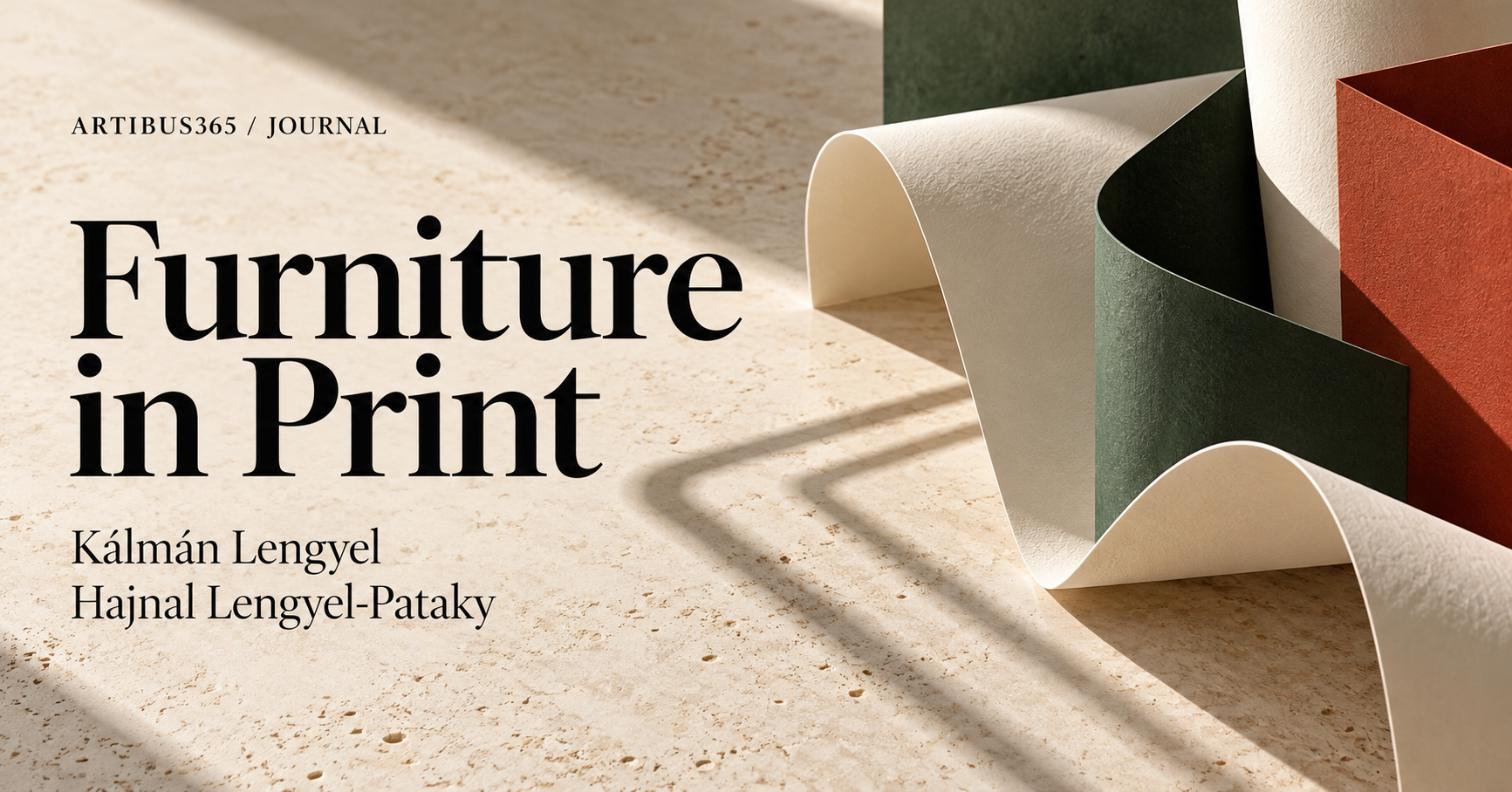 Furniture in Print: Kálmán Lengyel and Hajnal Lengyel-Pataky