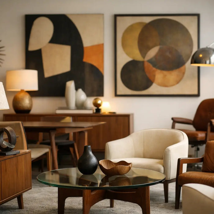 What Defines a Curated Vintage Design Gallery?