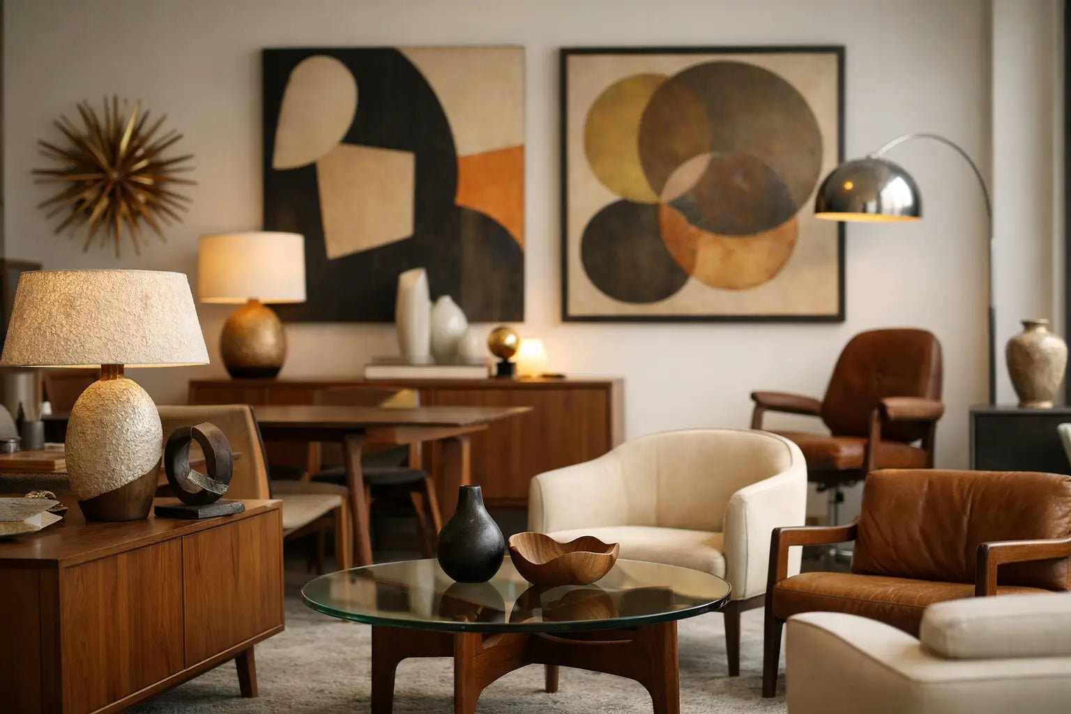 What Defines a Curated Vintage Design Gallery?
