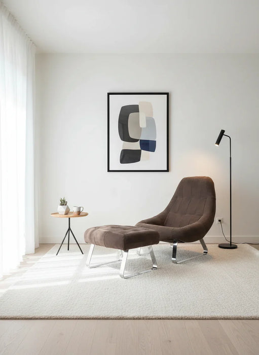 Earth Chair and Ottoman by Percival Lafer 1970s Brazil