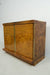 Italian Burl Wood and Marble Cabinet 1970s