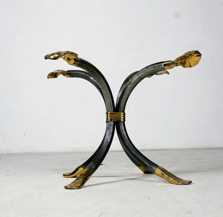 Manfred Bredohl Brass and Iron Coffee Table 1970