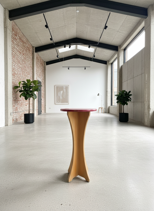 Swiss Mid-Century Modern Bar / Café Table, 1970s