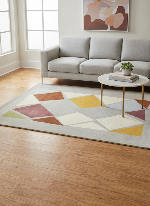 "Terrasse" Hand Tufted Rug by Tisca Switzerland 1990s