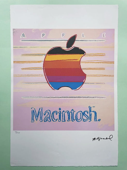 Andy Warhol Apple Macintosh Lithography. 31/100