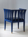 Art Nouveau Blue' Armchair by Eliel Saarinen 1980s