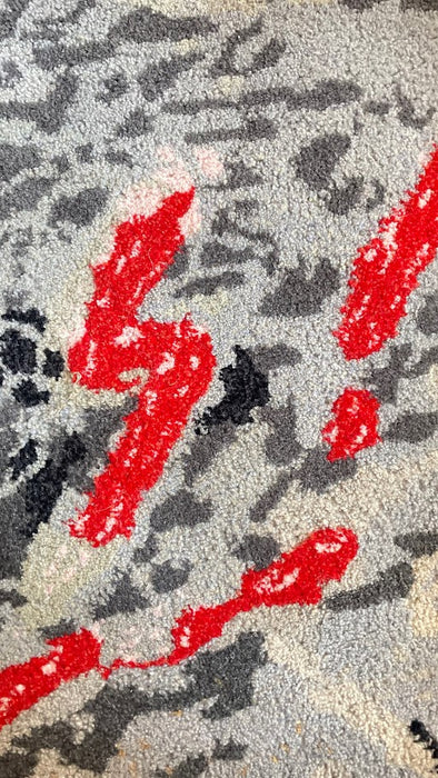 Bernard Quentin Le Passage du Temps Hand Tufted Wool Art Tapestry France 1998