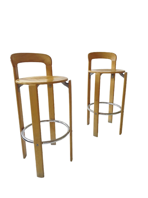 Vintage Pair of 2 Bar Stools