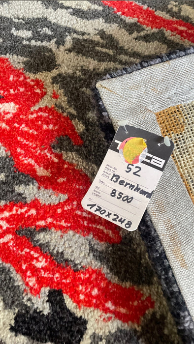 Bernard Quentin Le Passage du Temps Hand Tufted Wool Art Tapestry France 1998