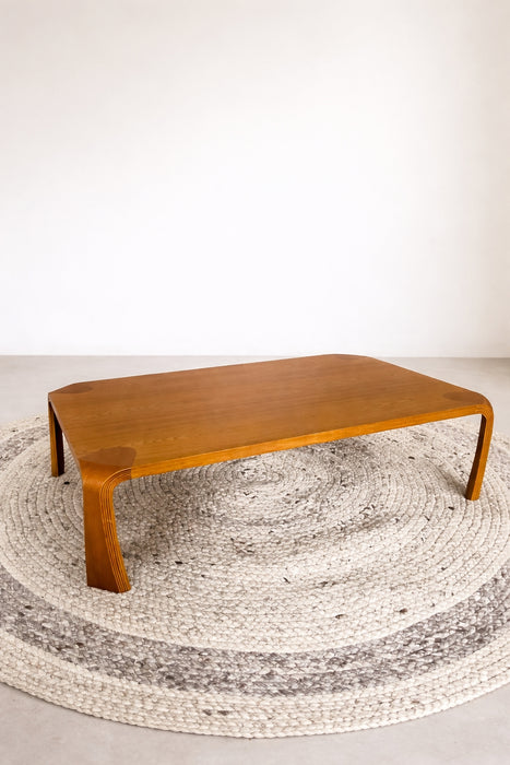 Tendo Mokko “Zataku” Japanese Modern Low Coffee Table 1970s