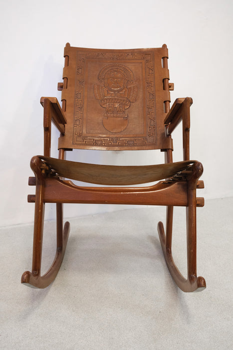 Rocking chair by Angel Pazmino for Meubles de Estilo 1960's