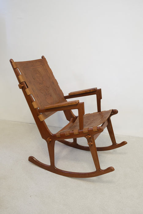 Rocking chair by Angel Pazmino for Meubles de Estilo 1960's