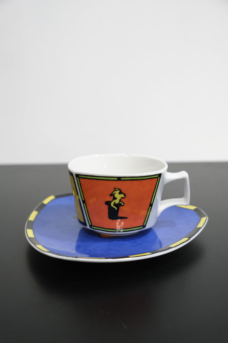 Set of 10 cups and plates by Dorothy Hafner and Kitty Kahane's Flash Love Story for Rosenthal