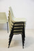 Vintage light green molded stacking chairs from Hiller, Germany