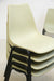 Vintage light green molded stacking chairs from Hiller, Germany