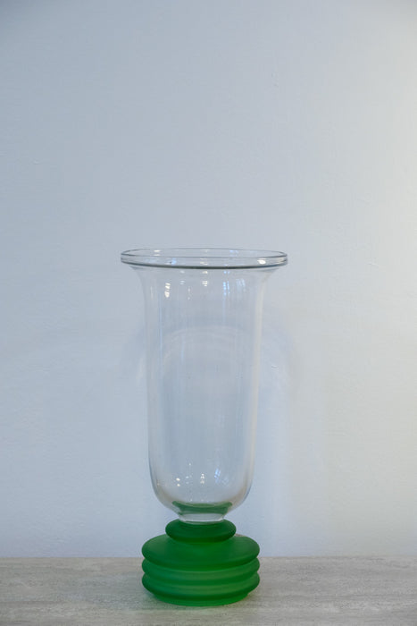 Large vintage IM-Glass Vase from Portugal