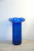 Intense deep blue glass vase from Buczkó György Hungarian Glass Artist