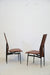 Set of Six Vintage Giancarlo Vegni Dining Chairs by Fasem Italy